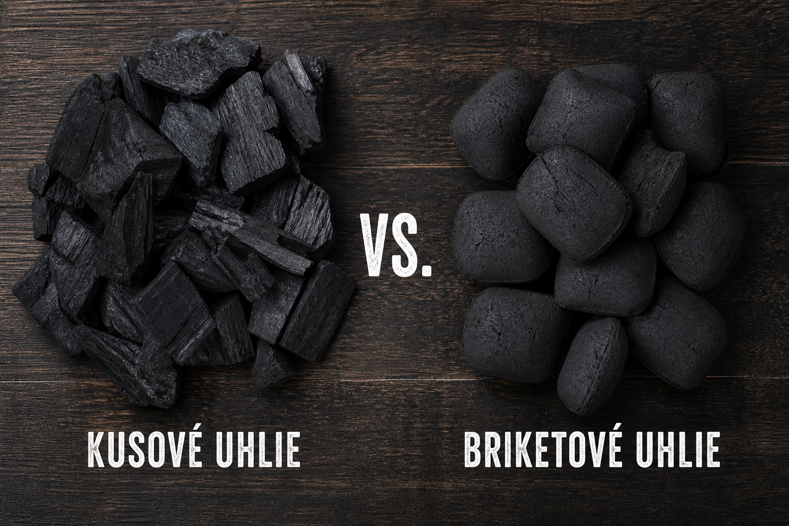 Kusové vs. briketové uhlie — aký je rozdiel?
